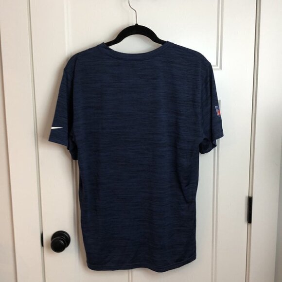 𝅺NIKE Tee NFL THE PATRIOTS the on field apparel dri fit sz lg - Picture 4 of 6